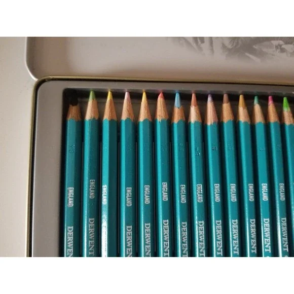 Derwent watercolor pencils tin no. 32883 wfdjnjc.com